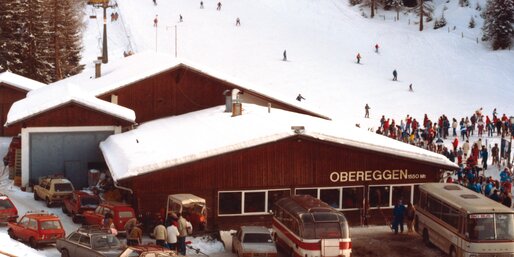 Valley Station Obereggen | © Ph. Obereggen AG.Spa past winter skier | © Ph. Obereggen AG.Spa